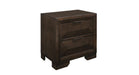 Chesky Brown Wood Queen Bedroom Set