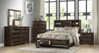 Chesky Brown Wood Queen Bedroom Set