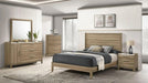 Clearwater Brown Wood Queen Bedroom Set