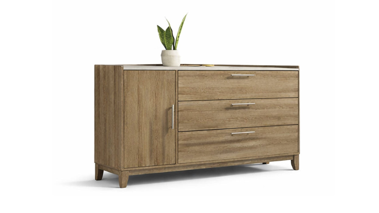 Clearwater Brown Wood Queen Bedroom Set