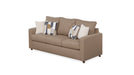 Clyde Brown Fabric Sofa & Loveseat Set
