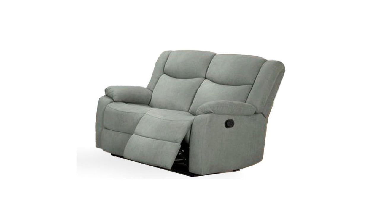Cosmo Gray Fabric Reclining Sofa And Loveseat Set