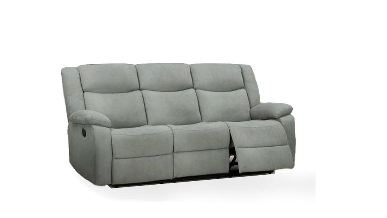 Cosmo Gray Fabric Reclining Sofa And Loveseat Set