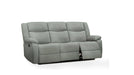 Cosmo Gray Fabric Reclining Sofa And Loveseat Set