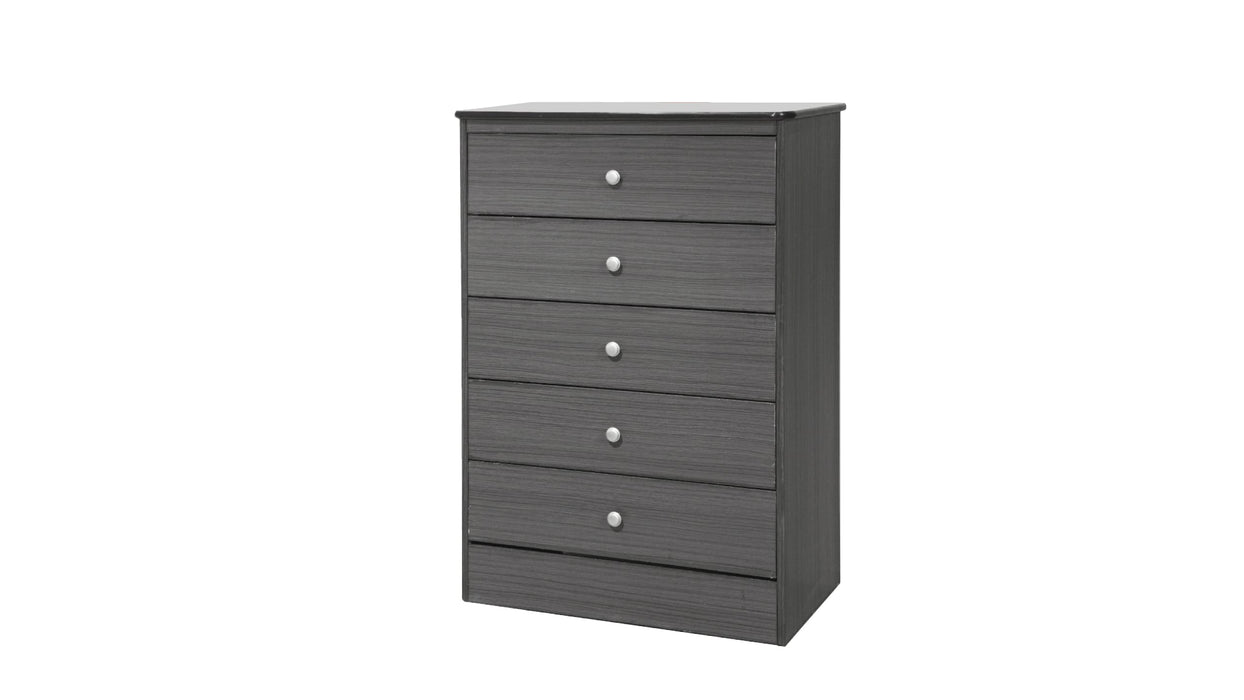Dapper Gray Wood Chest Of Drawers