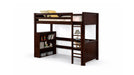 Dillon Brown Wood Twin Over Twin Bunk Bed
