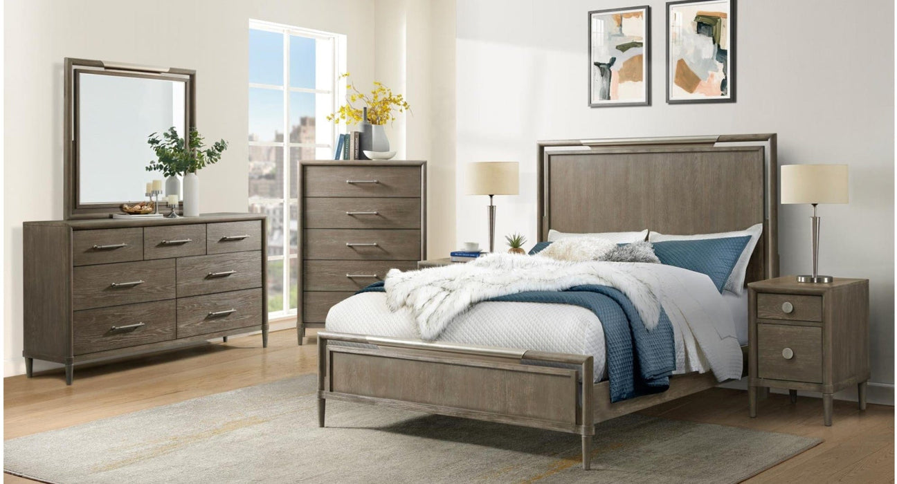 Dolce Gray Wood Queen Bedroom Set