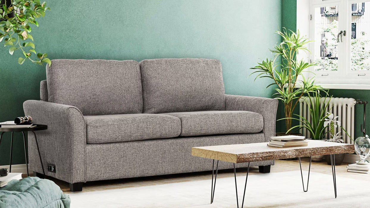 Drake Gray Linen Blend Sofa Bed