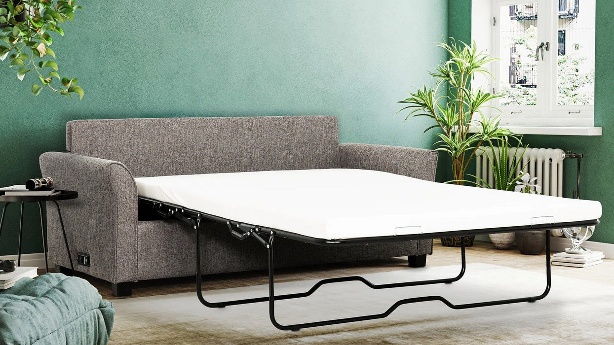 Drake Gray Linen Blend Sofa Bed