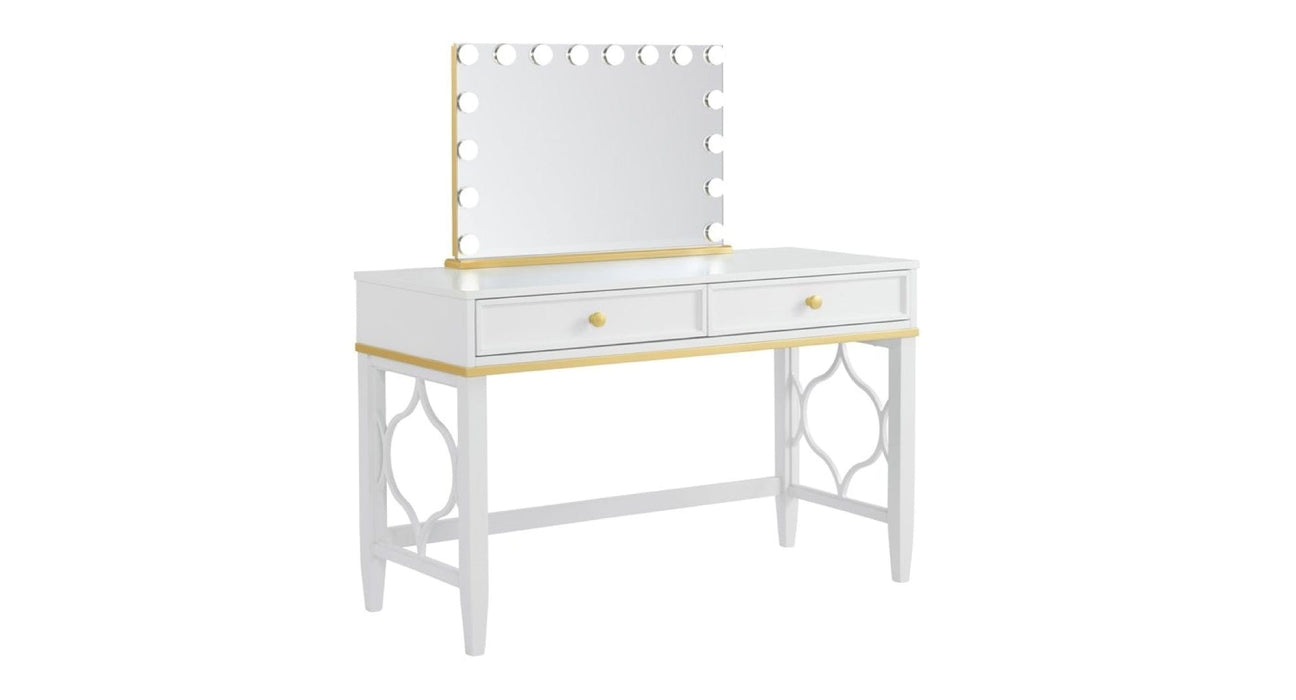 Emma White Wood Vanity