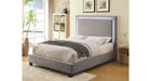 Erglow Gray Upholstered Full Bed