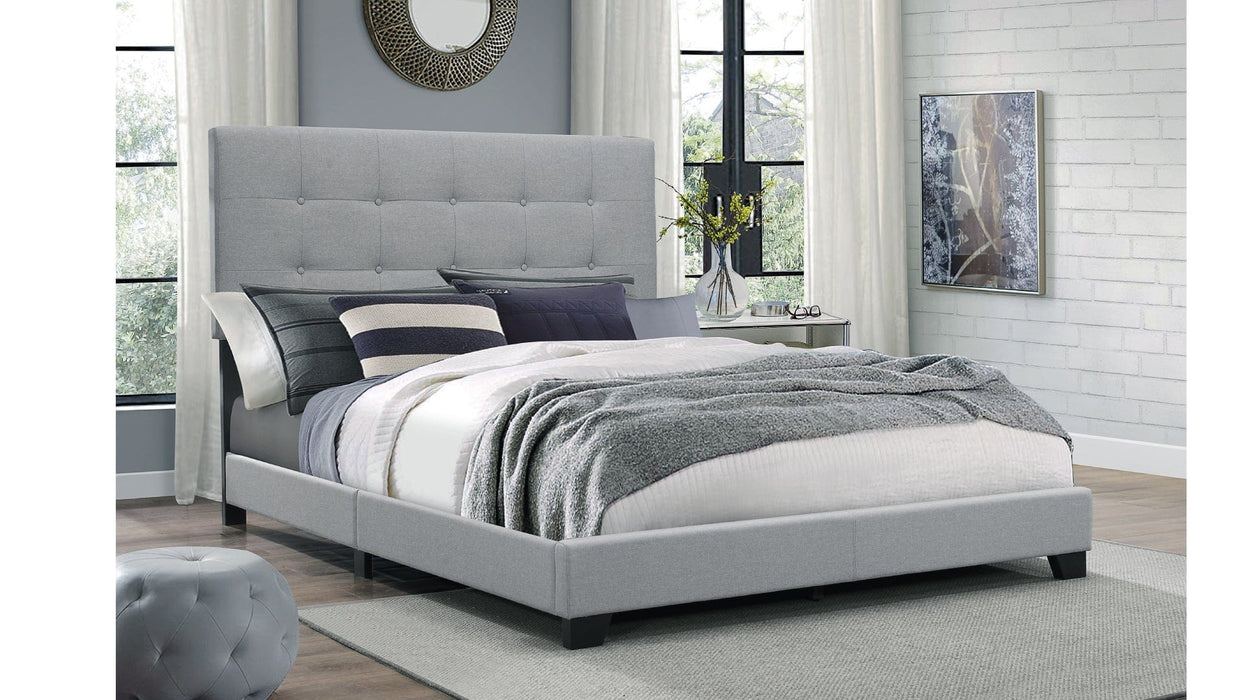 Florence Gray Upholstered Full Bed