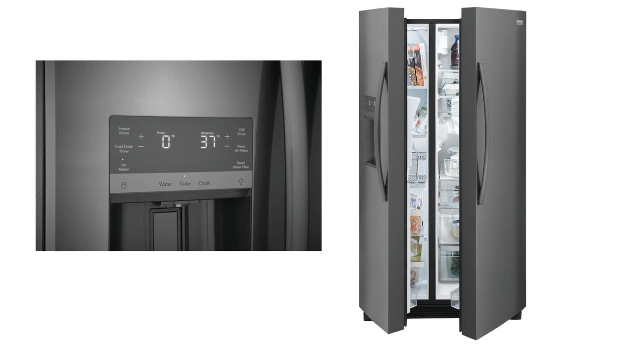 Frigidaire GRSS2652AD Stainless Steel Metal & Plastic Refrigerator