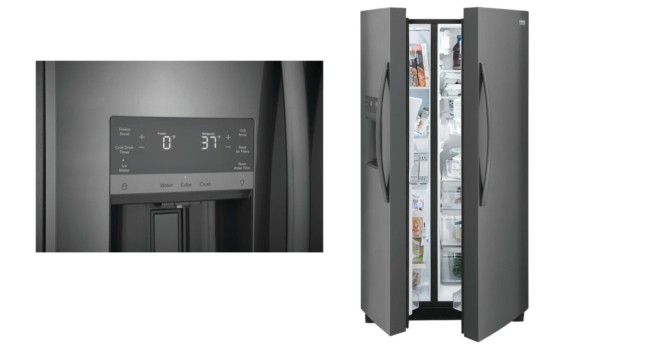 Frigidaire GRSS2652AD Stainless Steel Metal & Plastic Refrigerator