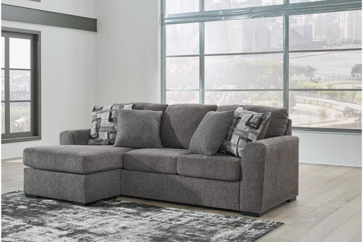 Gardiner Gray Fabric Sectional Sofa