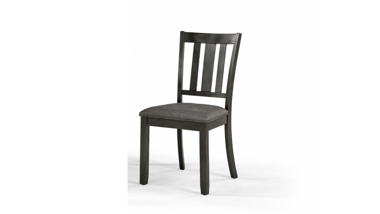 Glendale Gray Wood And Upholstered Standard Height 7pc Dining Table &