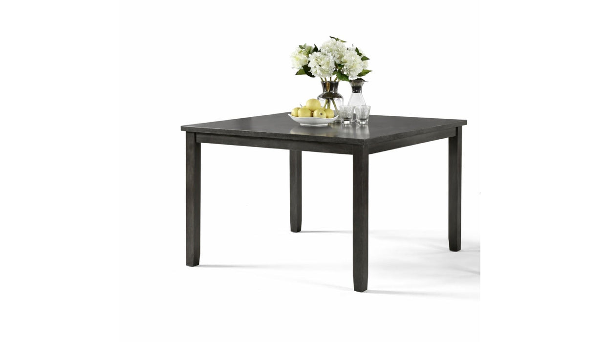 Glendale Gray Wood And Upholstered Standard Height 7pc Dining Table &