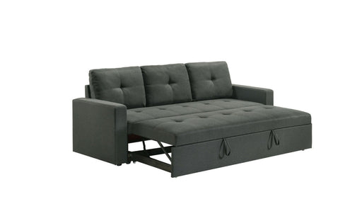Gray Fabric Sectional Sleeper Sofa