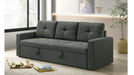Gray Fabric Sectional Sleeper Sofa