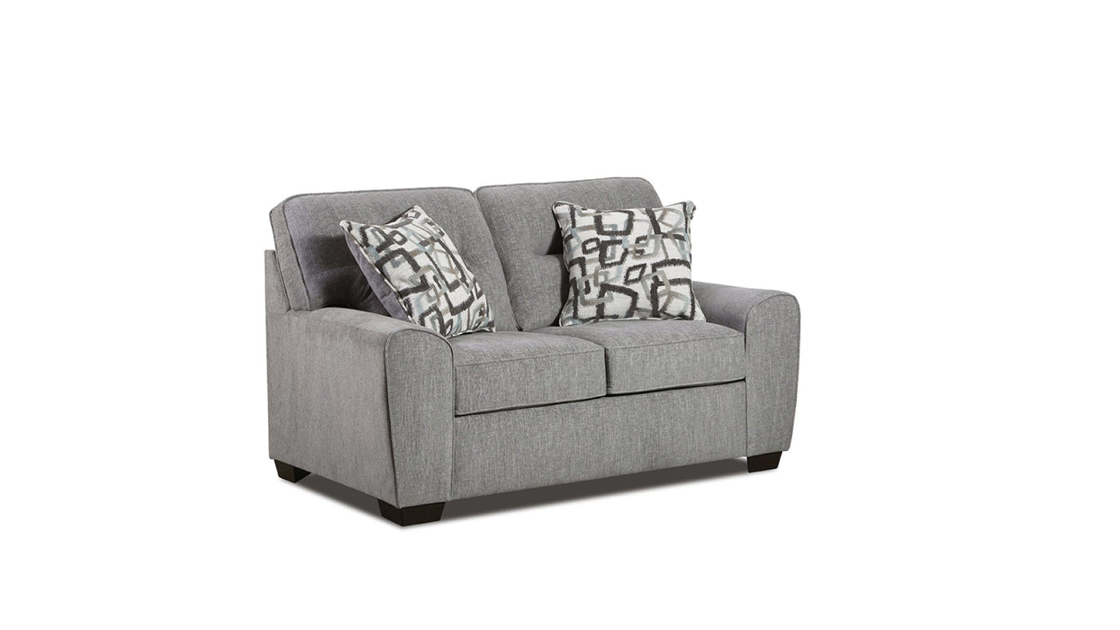 Gray Fabric Sofa & Loveseat Set