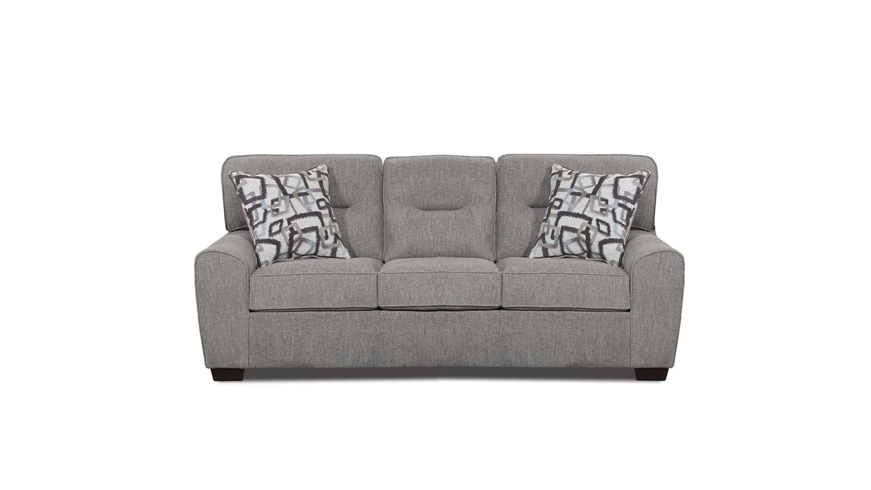 Gray Fabric Sofa & Loveseat Set