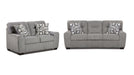Gray Fabric Sofa & Loveseat Set