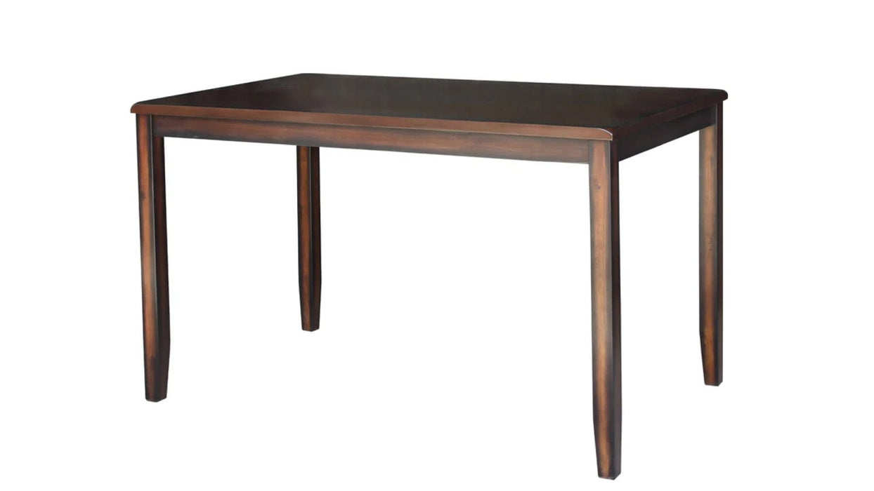 Great Bridge Brown Wood Counter Height 7pc Dining Table & Chair Set