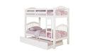 Heartland White Wood Twin Bunk Bed
