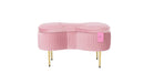 Hello Kitty Pink Velvet Vanity Stool