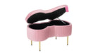 Hello Kitty Pink Velvet Vanity Stool