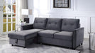 Hudson Gray Fabric Modular Sectional Sofa