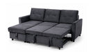 Hudson Gray Fabric Modular Sectional Sofa