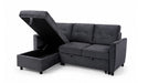 Hudson Gray Fabric Modular Sectional Sofa