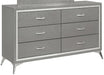 Huxley Gray Wood And Upholstered California King Bedroom Set