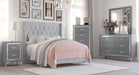 Huxley Gray Wood And Upholstered Queen Bedroom Set