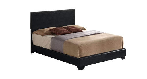 Ireland III Black Faux Leather Full Bed