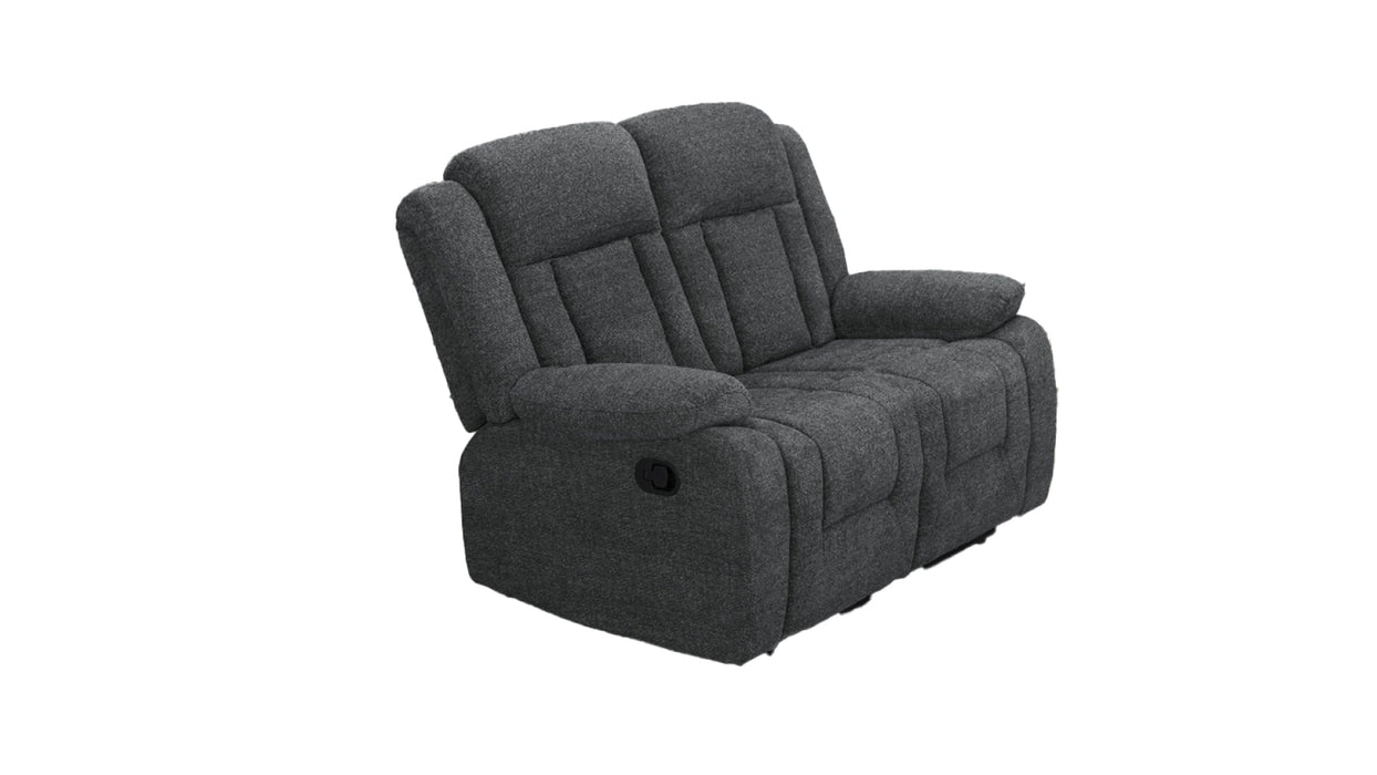 Isabel Gray Fabric Reclining Sofa And Loveseat Set