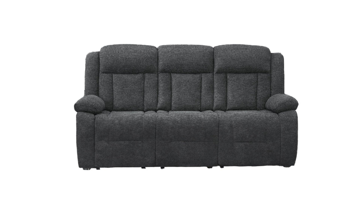 Isabel Gray Fabric Reclining Sofa And Loveseat Set