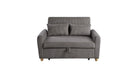 Justine Brown Corduroy Loveseat Sleeper