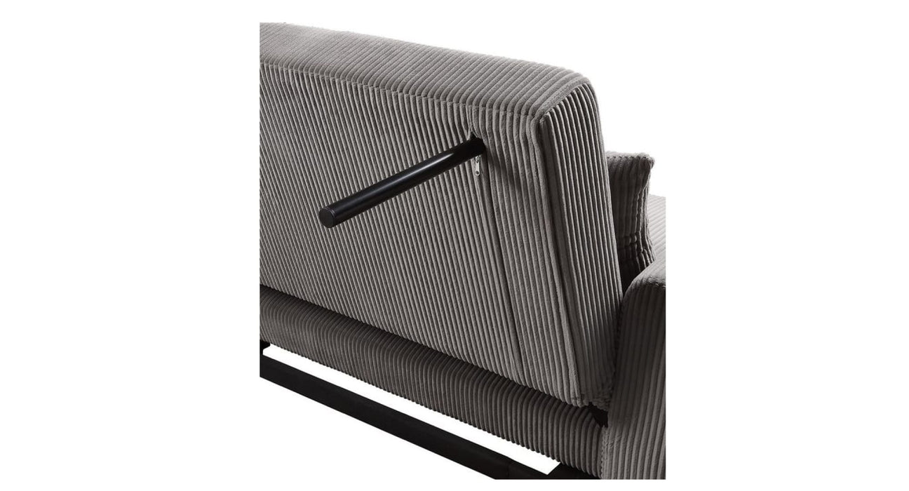 Justine Brown Corduroy Loveseat Sleeper