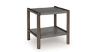Kallenny Brown Wood End Table