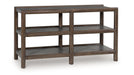 Kallenny Brown Wood Sofa Table