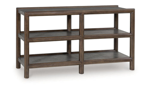 Kallenny Brown Wood Sofa Table