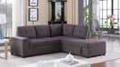 Katie Brown Fabric Sectional Sleeper Sofa