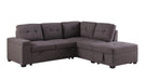 Katie Brown Fabric Sectional Sleeper Sofa