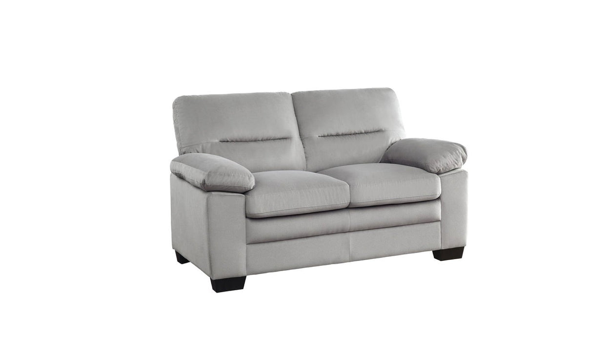 Keighly Gray Fabric Sofa & Loveseat Set