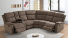 Kerman Brown Corduroy Reclining Sectional