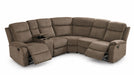Kerman Brown Corduroy Reclining Sectional