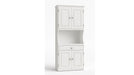 Kitchen White Wood Storage Cabinet
