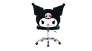Kuromi Black Metal And Upholstered Vanity Stool